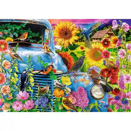 TF Puzzle "1000 Premium Plus" - "Tea Time: Country Life: Songbirds", cod 60850