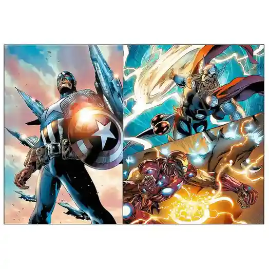 TF Пазлы "4x250" - "Heroic days / Disney Marvel The Avengers", код 60856