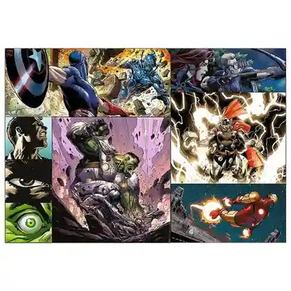 TF Пазлы "4x250" - "Heroic days / Disney Marvel The Avengers", код 60856