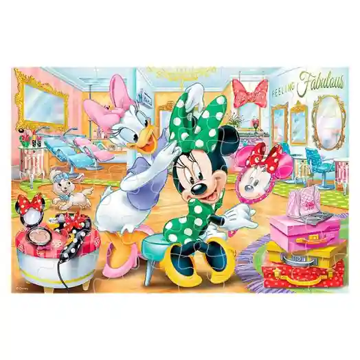 TF Puzzle "100" - Minnie in beauty parlous, cod 44654