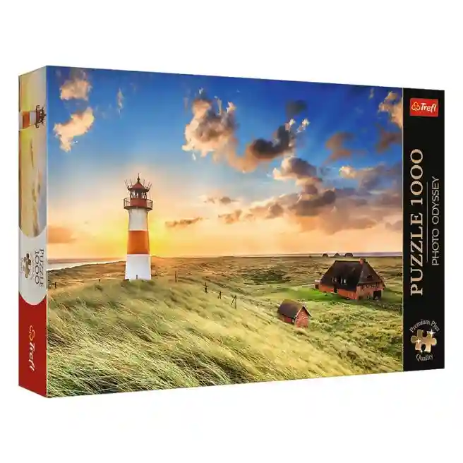 TF Puzzle "1000 Premium Plus" - "Photo Odyssey: List-Ost Lighthouse, Germany", cod 60291