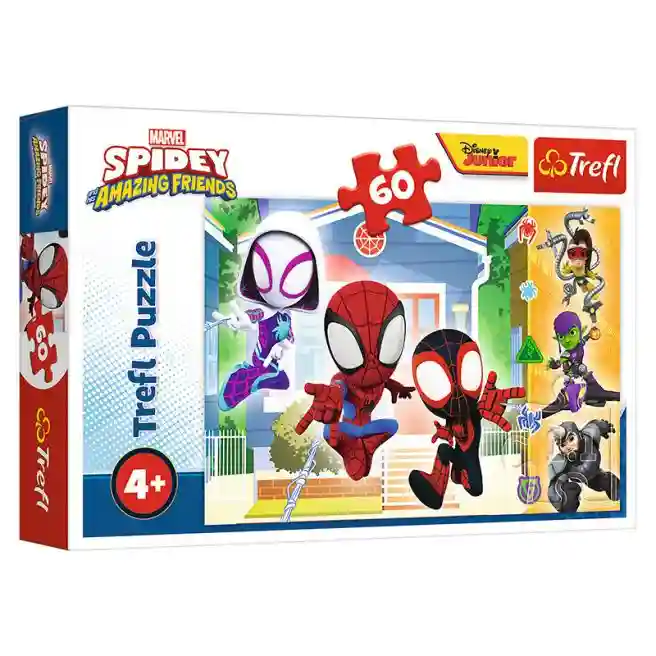TF Puzzle "60" -"În lumea lui Spiday / Spiday and his Amazing Friends", cod 49915