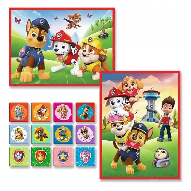 TF Пазлы  "2in1 + memos"  - PAW Patrol team in action, код 53264
