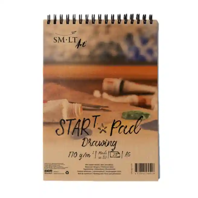 SMLT Sketchbook А5, StartPad, spirala, 20 foi, 170 g.