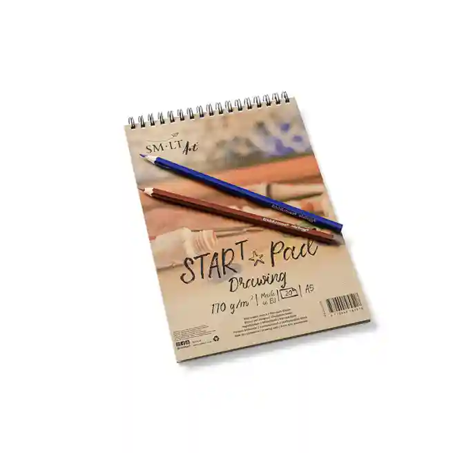SMLT Sketchbook А5, StartPad, spirala, 20 foi, 170 g.