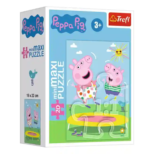 TF Puzzle "miniMaxi"Ziua fără griji a lui Peppa, cod 53280
