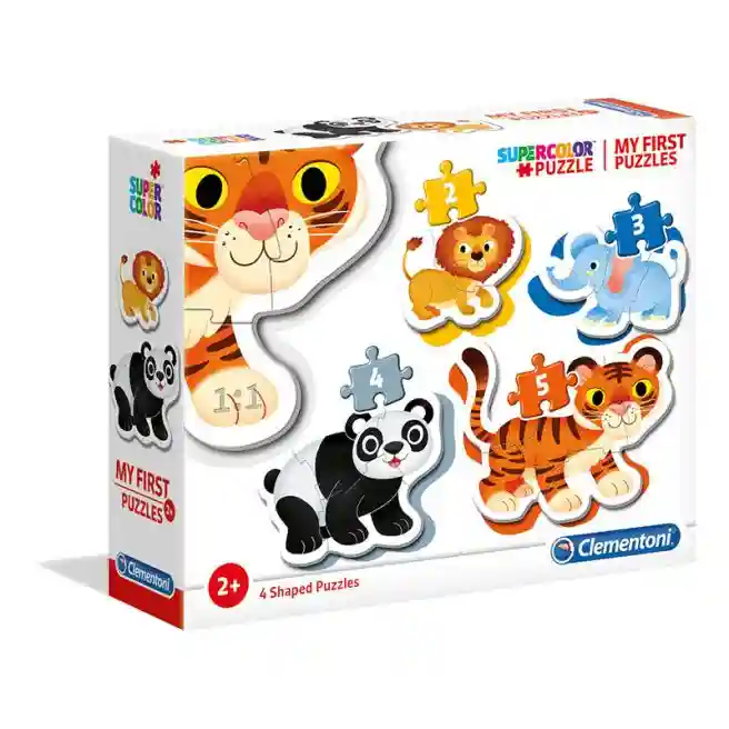 CL Puzzle "2+3+4+5" Primii mei puzzle - Animale salbatice Clementoni  (20810)