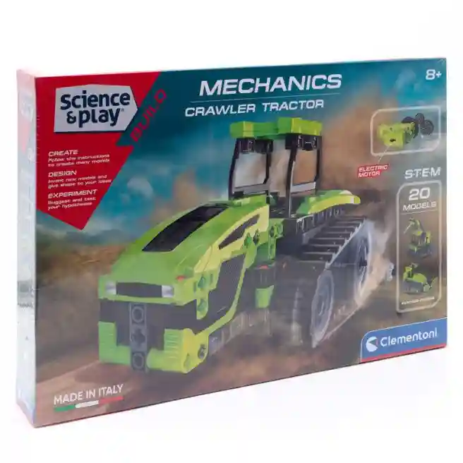 CL Constructor Mechanics Tractor pe senile de ferma Clementoni (75064)