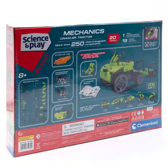 CL Constructor Mechanics Tractor pe senile de ferma Clementoni (75064)