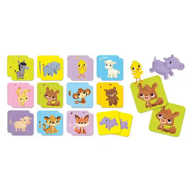 LSC Игра Мемо Детеныши животных, 24 эл., код 47789
