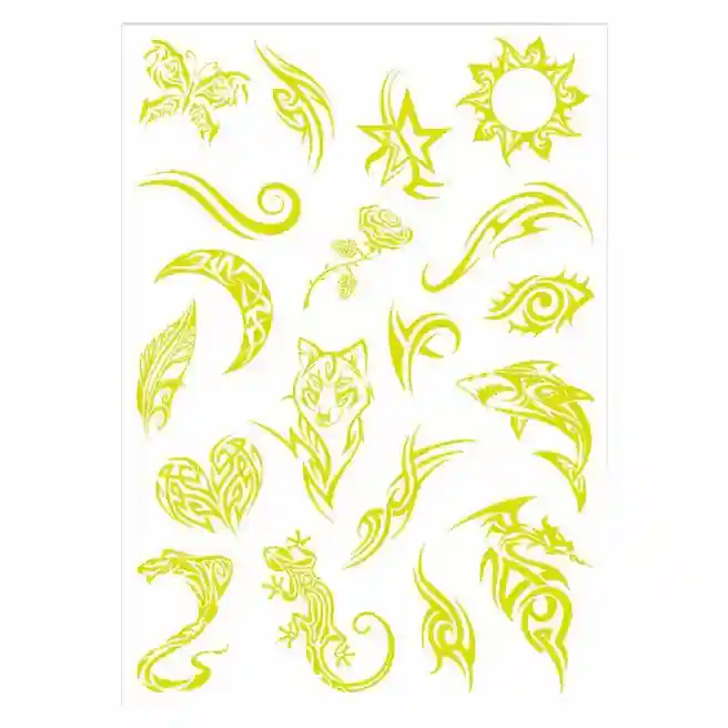CL Set pentru tatuaje luminiscente Crazy Chic Clementoni (18687)