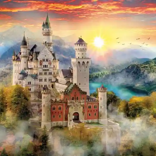 CL Puzzle "2000" Castelul Neuschwanstein Clementoni (32559)