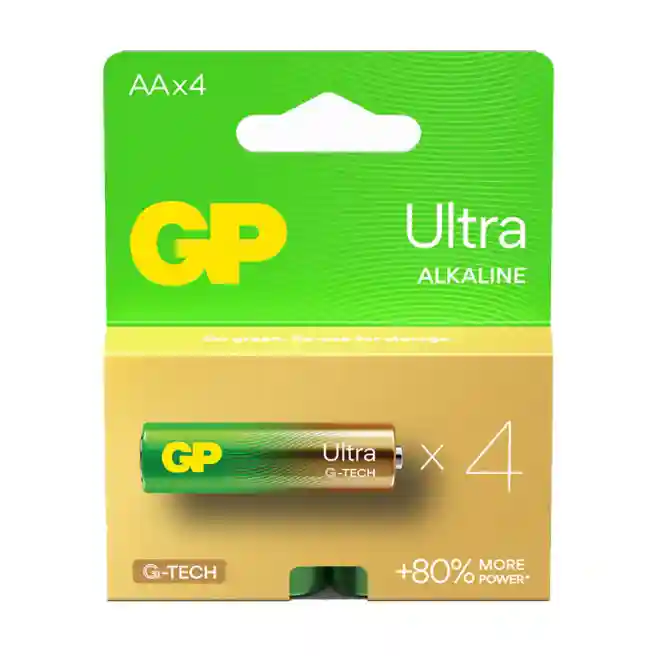 Батарейка GP АА Ultra Alkaline (в блистере 4 шт)