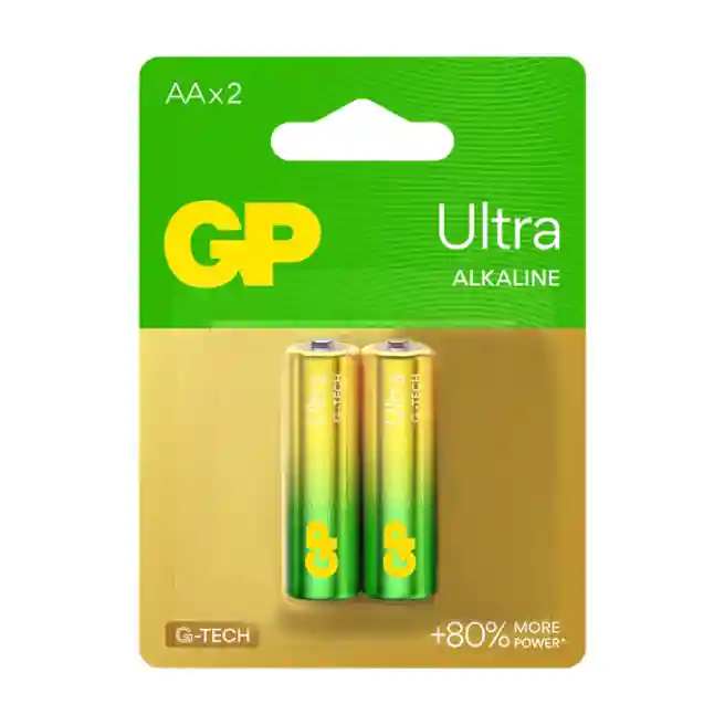 Батарейка GP AA Ultra Alkaline (в блистере 2 шт)