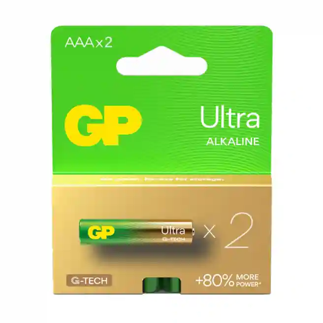Батарейка GP AAA Ultra Alkaline (в блистере 2 шт)