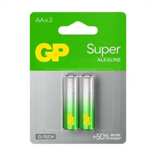 Батарейка GP AA Super Alkaline (в блистере 2 шт)