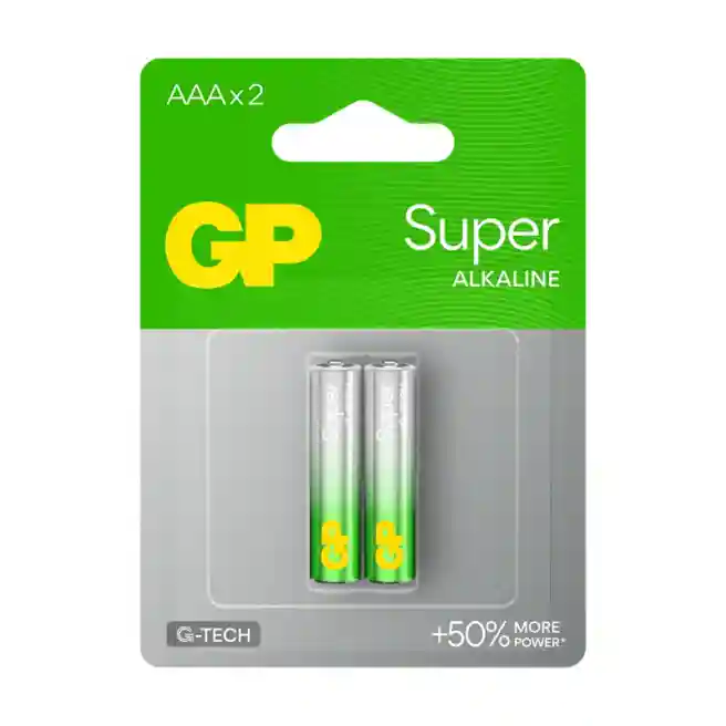Батарейка GP AAA Super Alkaline (в блистере 2 шт)