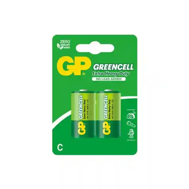 Baterie GP Greencell C 14G-U2 (blister 2 buc)