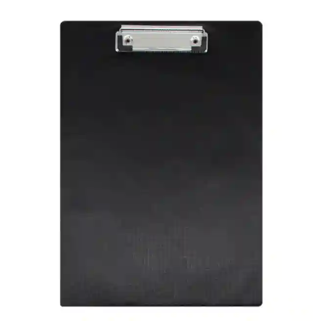 Clipboard A4, HELLO, PVC, negru