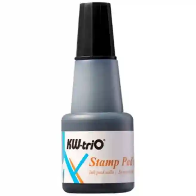 Cerneală ștampile KW-Trio 24 ml, negru