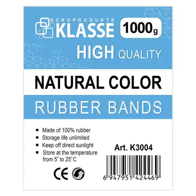 Elastice din cauciuc KLASSE, 1000 gr