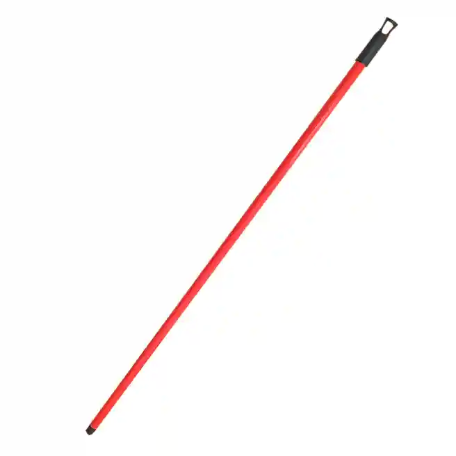 Mână pentru mop, metalică, roșie, 110 cm