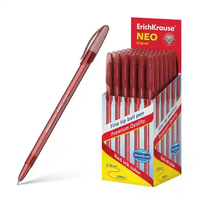 Ручка ErichKrause 0,7 мм Neo Original, красный