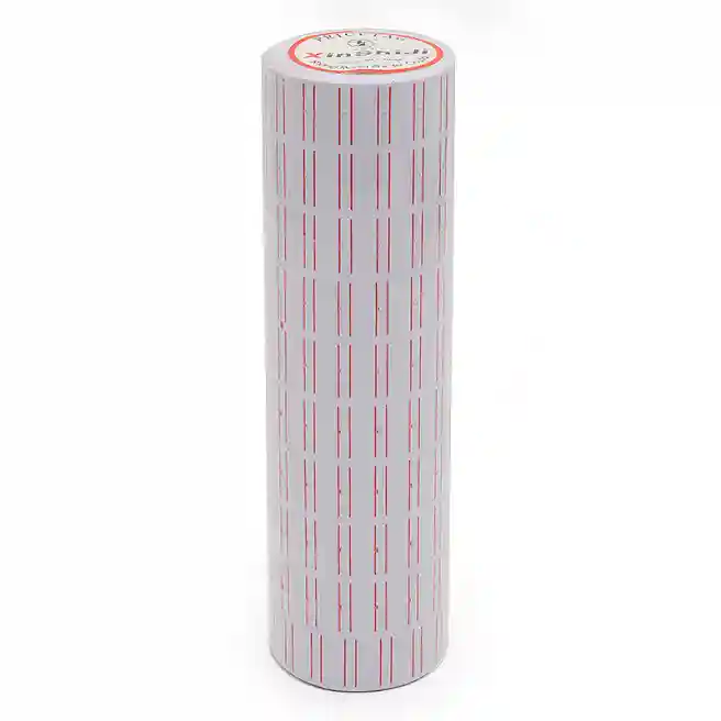 Prețuri pentru marcator, 12*21 mm, 10 role/ambalaj, albe