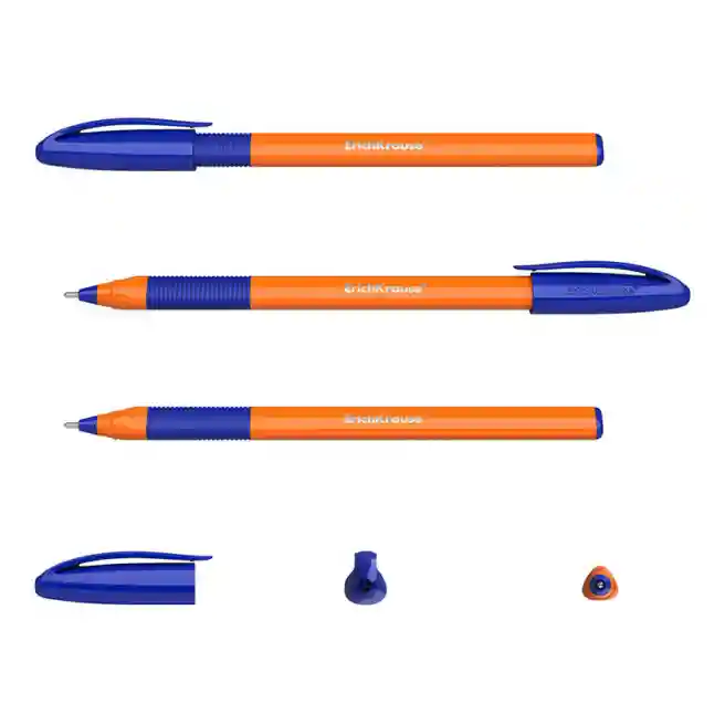 Pix cu bilă ErichKrause 1 mm UltraGlide U-109, albastru