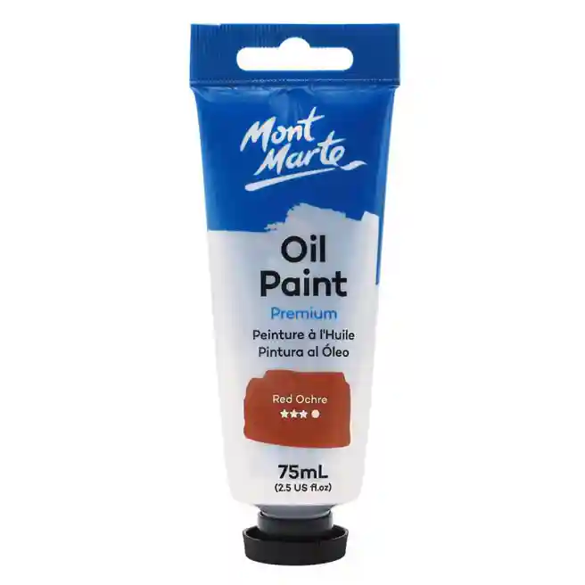 Краски Oil Paint масляные 75 мл красный Red Ochre
