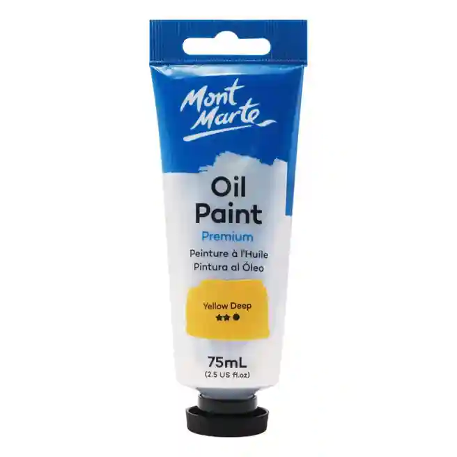 Vopsele Oil Paint, de ulei, 75ml galben Yellow Deep