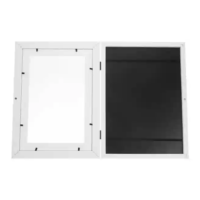 Откидная рамка для хранения детских рисунков А4 (21x29,7x4см), цвет белый