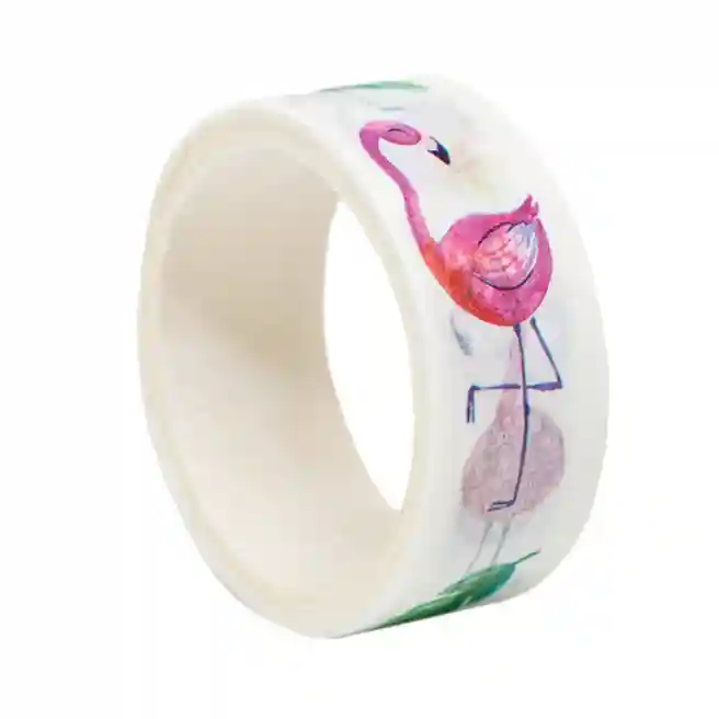 Set bandă adezivă decorativă "Flamingo", 10 rolls x 2 m