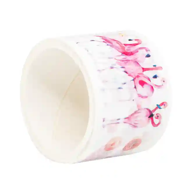 Set bandă adezivă decorativă "Flamingo", 10 rolls x 2 m