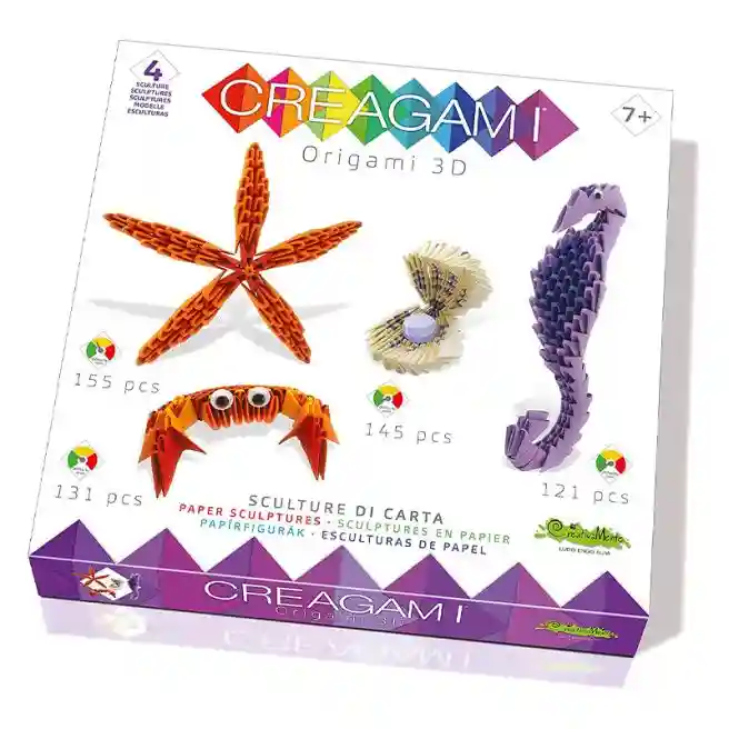 Origami modular Set vietati marine, 4 figurine