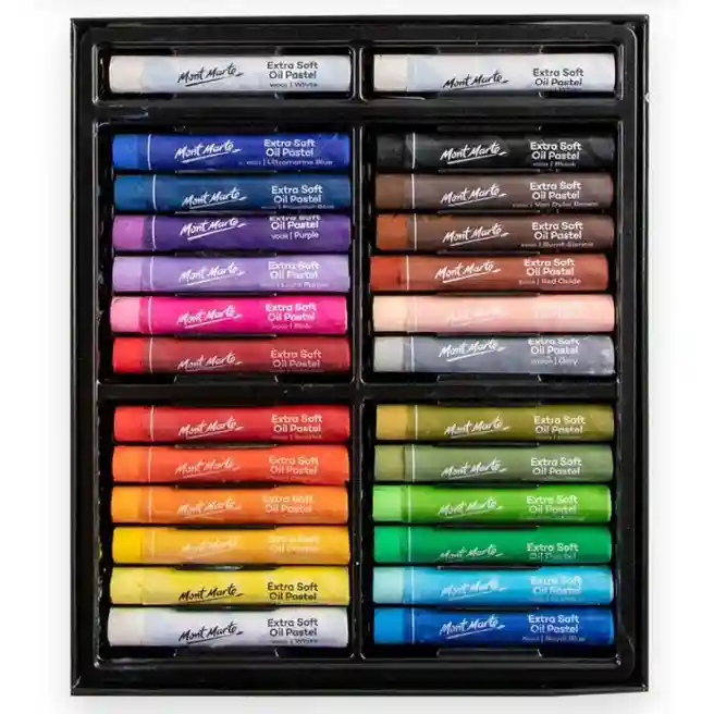 Set pasteluri Extra Soft Oil 26 culori, Vibrant Hue