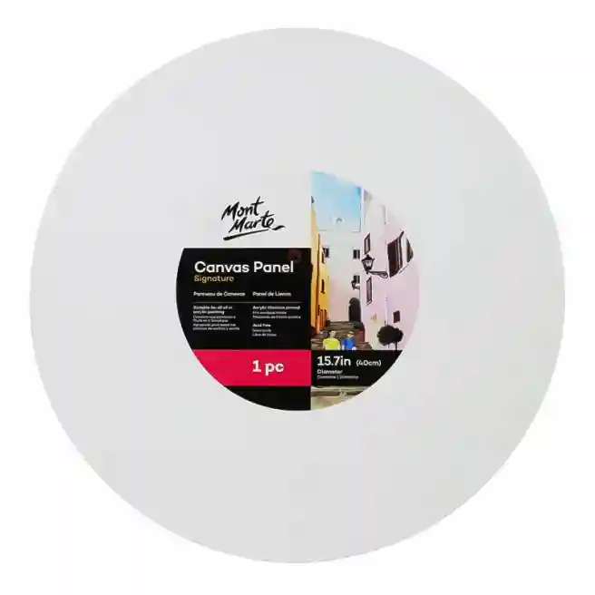 Pânză pe carton, cerc, 40 cm