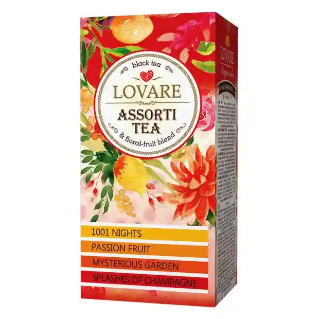 Ceai Lovare Black Assorti - 24 de pachete de ceai negru asortat