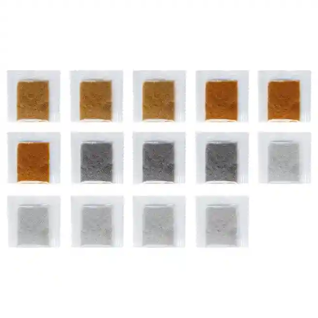 Pictură cu nisip colorat "Atmosferă de toamnă", pungă de carton