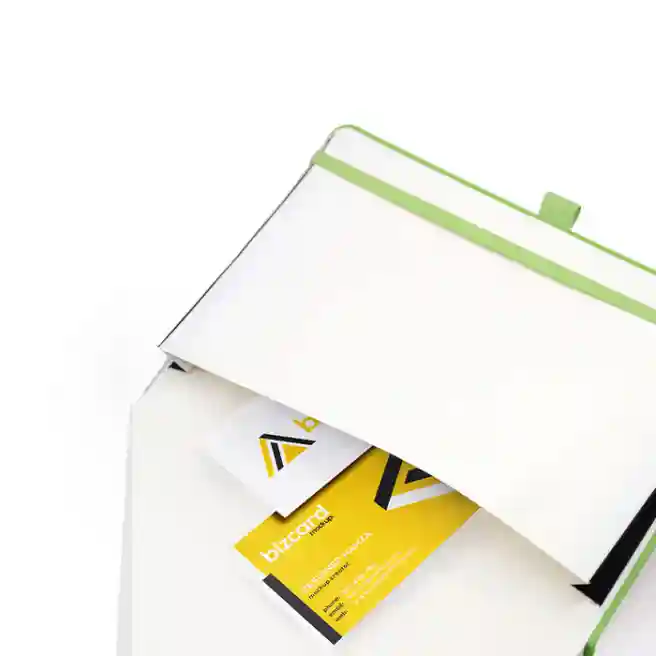 Agendă nedatată A5 pătrățele 96 foi IDEE copertă tare cu elastic OLIVE GREEN
