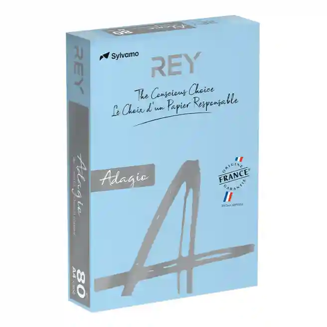 Hârtie colorată A4 ( 80gr/m2, 500 foi) pastel albastru deschis Adagio BRIGHT BLUE 48