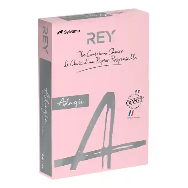 Hârtie colorată A4 (160gr/m2, 250 foi) pastel roz Adagio PINK 89