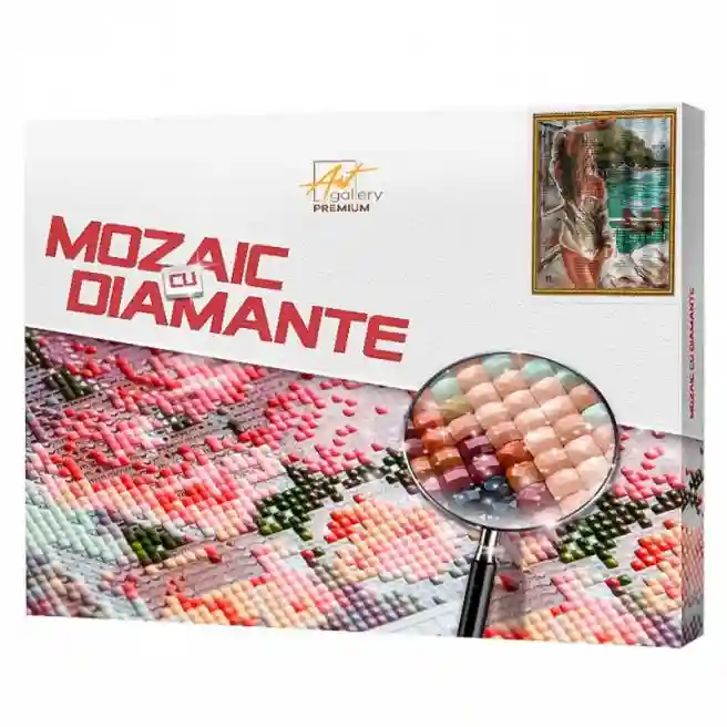Trezirea plăcută, 40x50 cm, mozaic cu diamante pătrate
