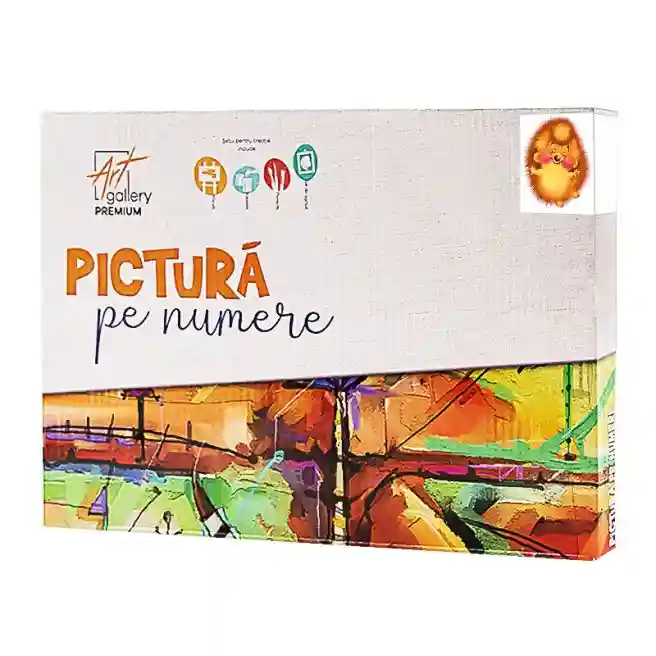 Aricel vesel 20x30 cm, pictură pe numere