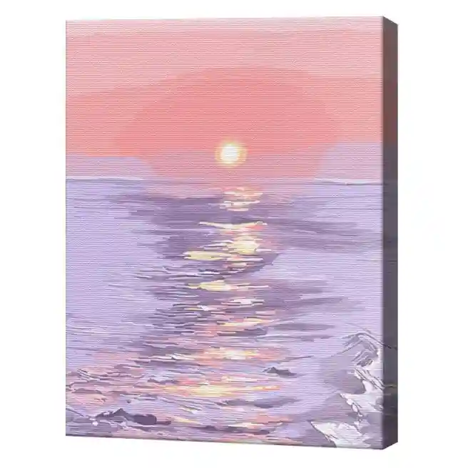 Солнечная дорожка на воде, 30x40 см, картина по номерам