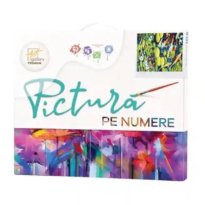 Рыбы в пруду, 40x50 см, картина по номерам