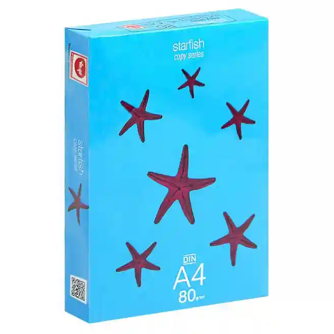 Hârtie pentru tehnica de birou STARFISH A4 (80 gr/m, 500 foi) clasa C+