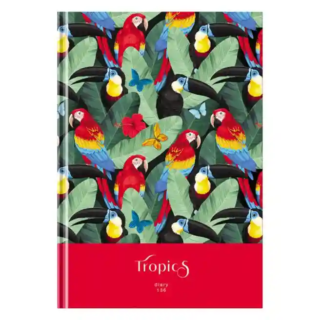 Agenda nedatată, A5, 136 foi, BG "Tropical heaven"