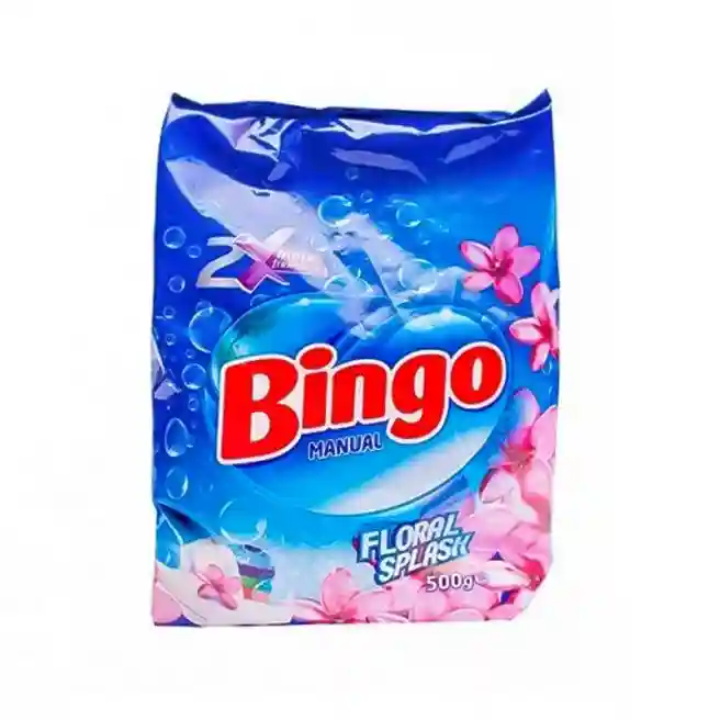 Praf de spălat 500 g BINGO Floral Splash, spălare manuală