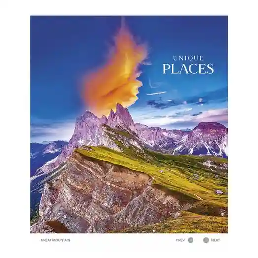 Тетрадь 96 листов, клетка, Star Unique places